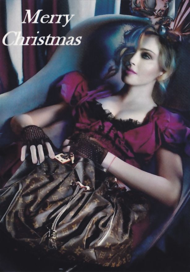 Kaartje2go Madonna Merry Christmas